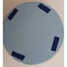 Vintage McCould Mold '86 Blue Doily Lid Ceramic Covered Dish