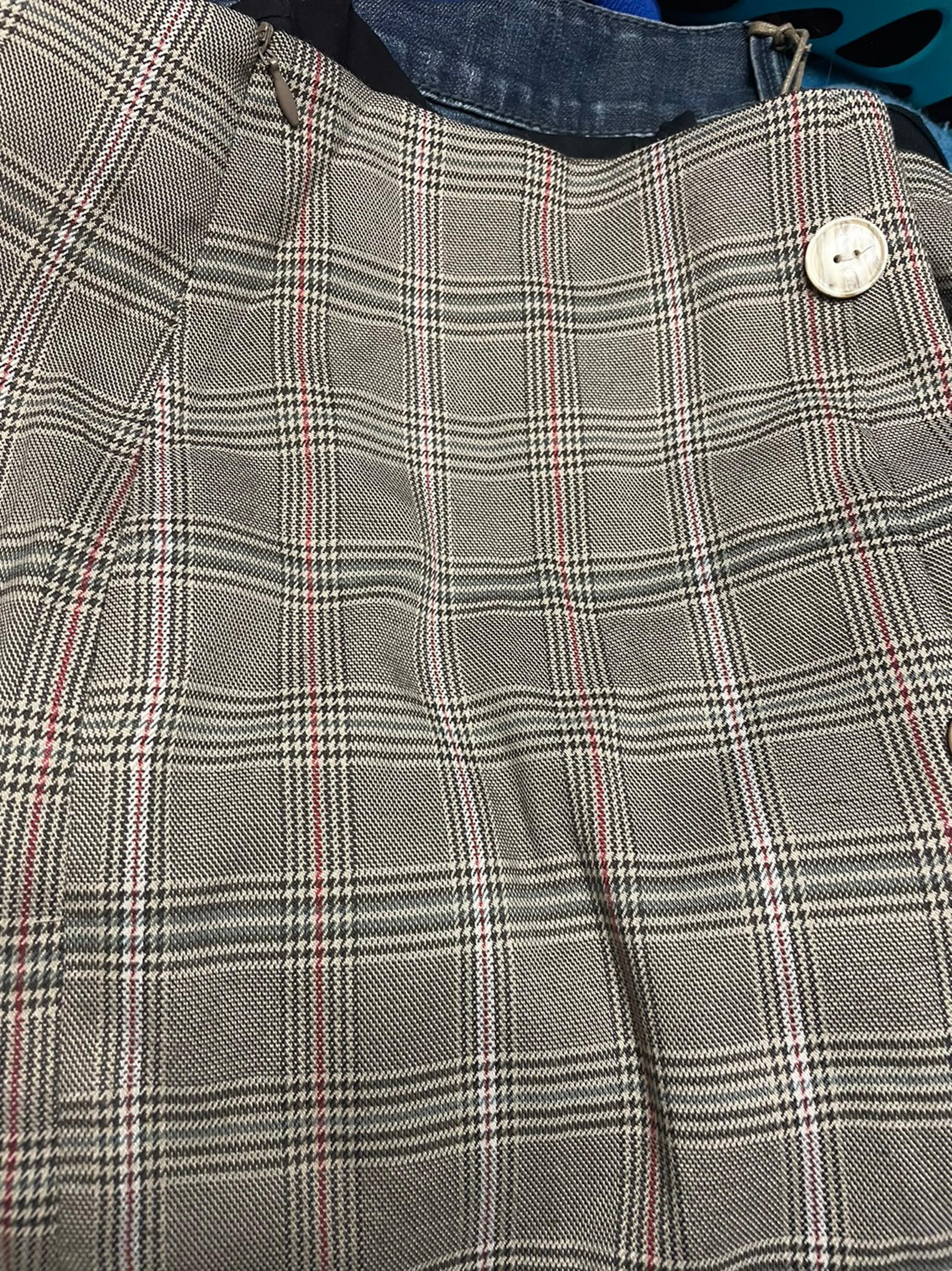 plaid skirt