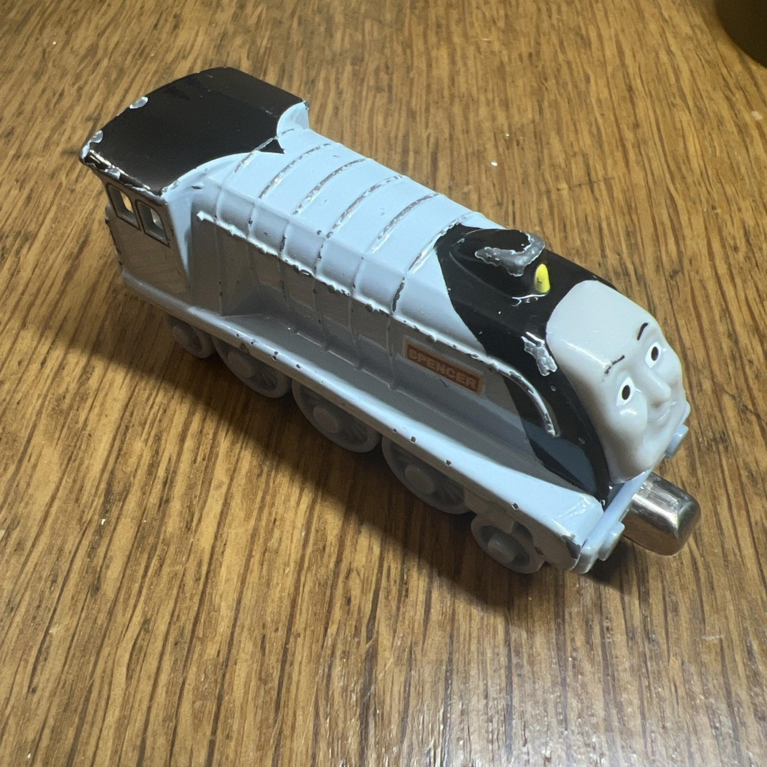 2004 Thomas and Friends Gullane Diecast Engine Spencer Learning Curve Take Play