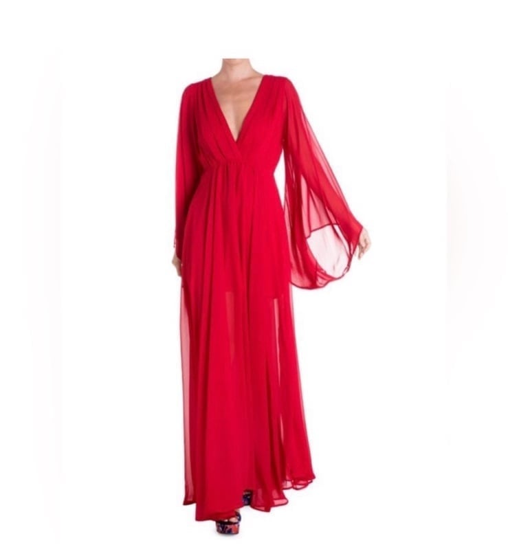 Sunset maxi dress cherry