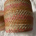 Basket Boho Style Basket with Lid