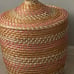 Basket Boho Style Basket with Lid