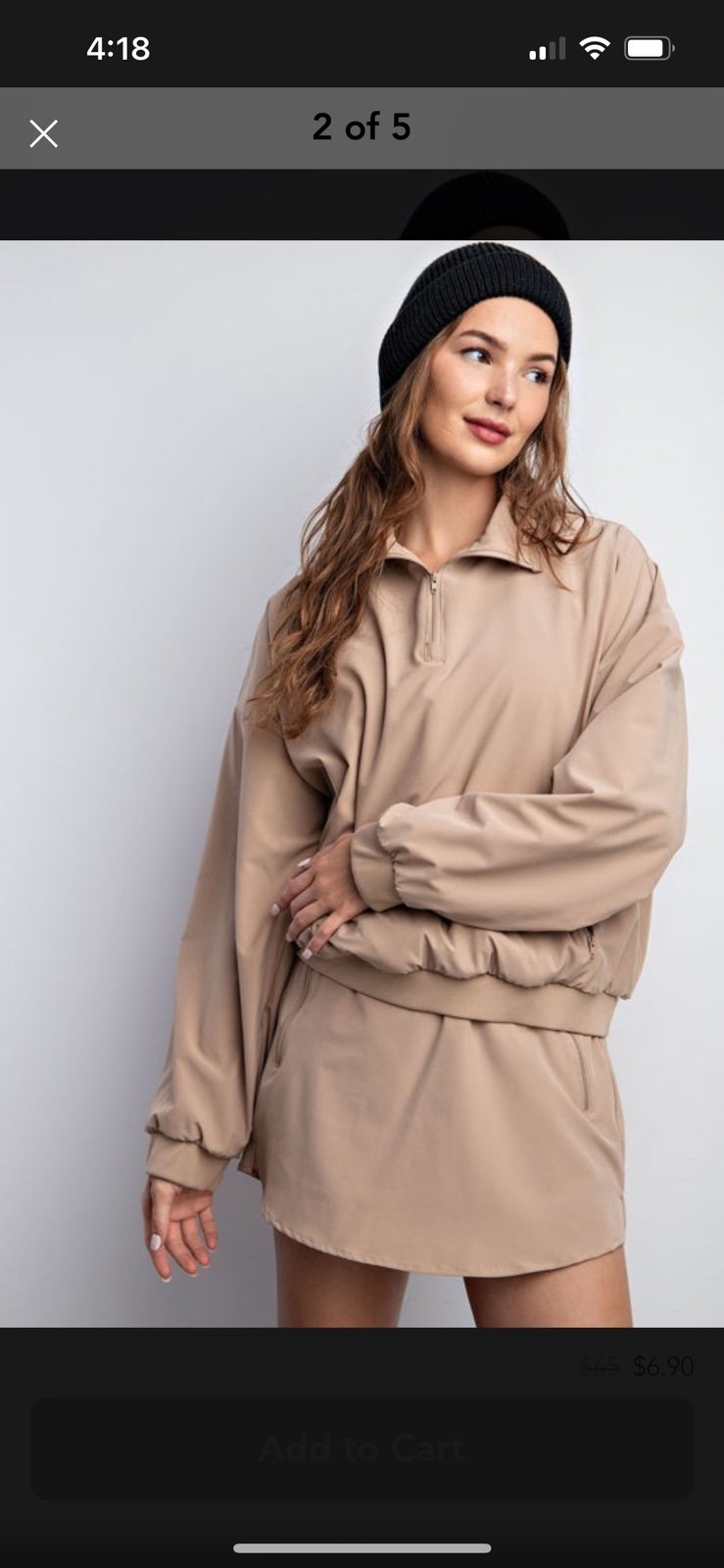 Rae Mode pullover jacket