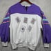 Vintage Head Sportswear Sweatshirt Women's Medium Purple Cards Embroidered 90s