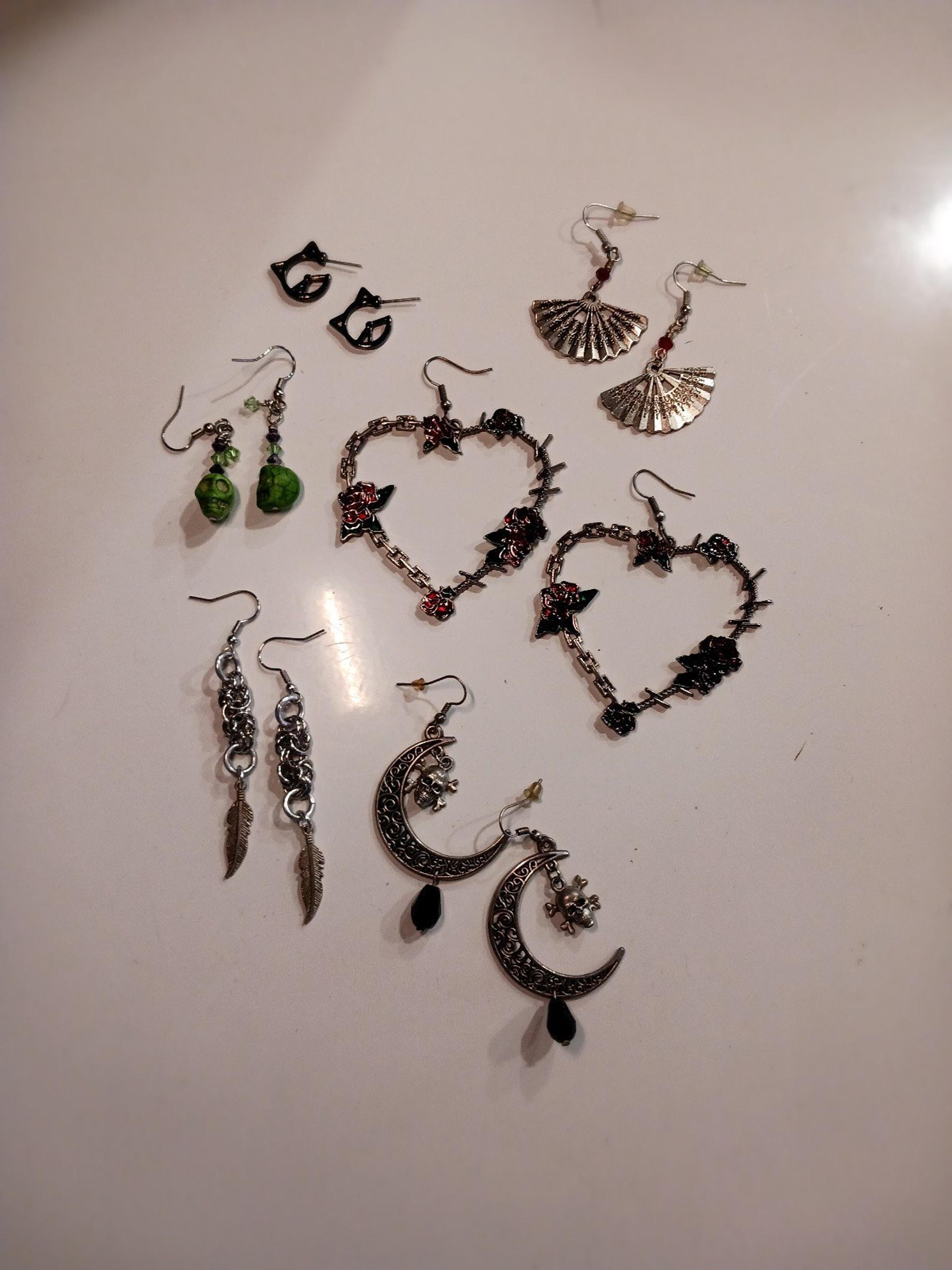 Gothic Emo Earrings Bundle