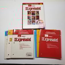 Bundle of Expresate Books Teacher's Edition in SPANISH