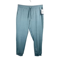 Penguin Sport pull on jogger performance athleisure comfy blue 90s z XL