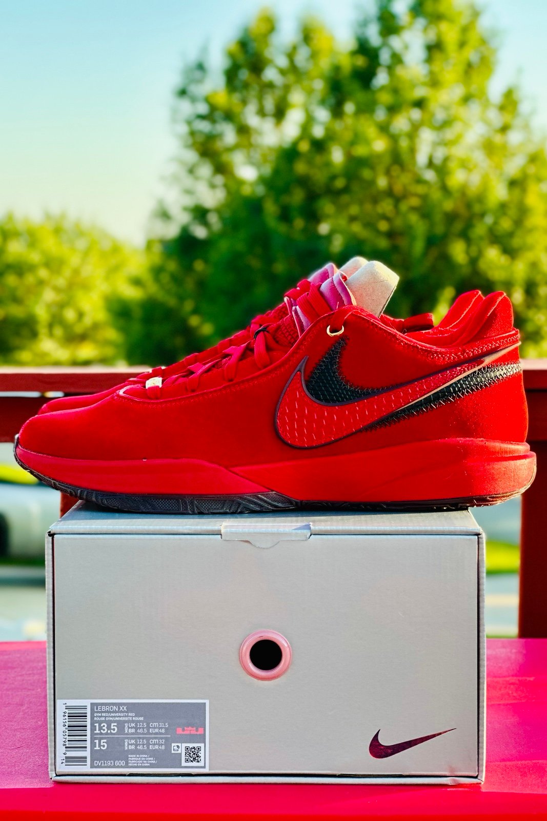 Nike Lebron 20 Liverpool F.C Size 13.5 Red Soccer Max Zoom Air South Elite 8 9 1