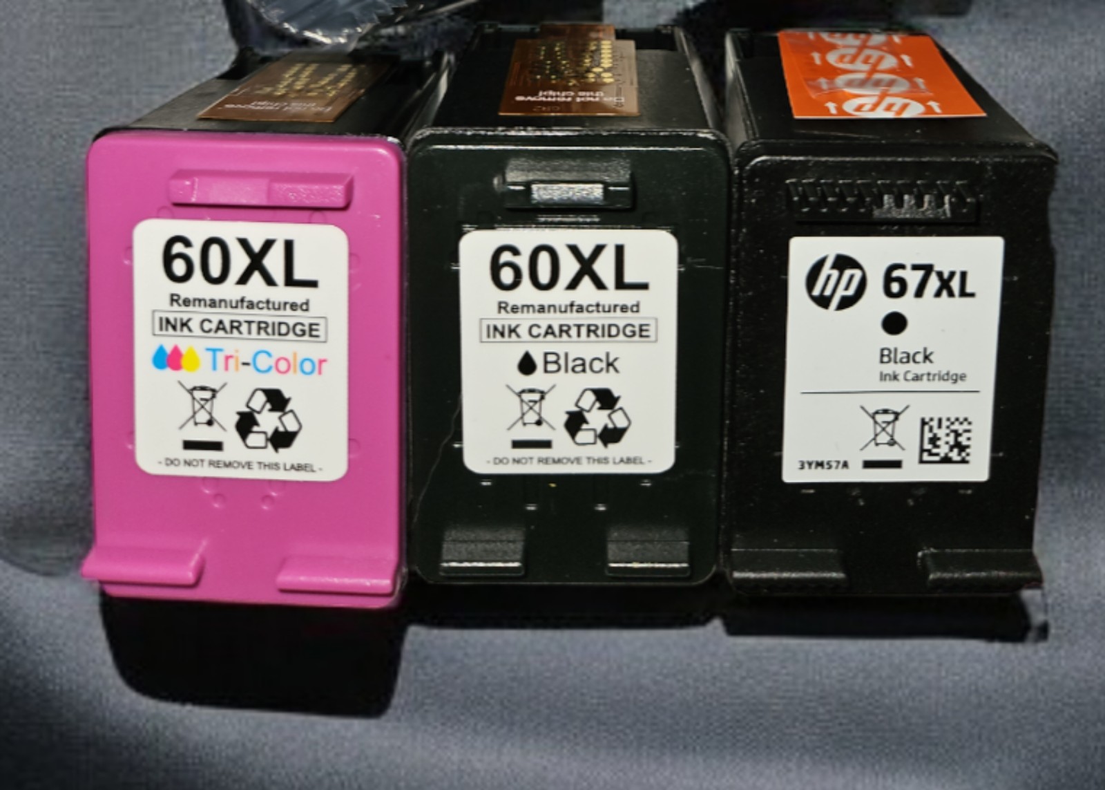 NEW 4 Ink Cartridges 60XL Black&Color for HP DeskJet D1660 D2530 D2545 Envy 120