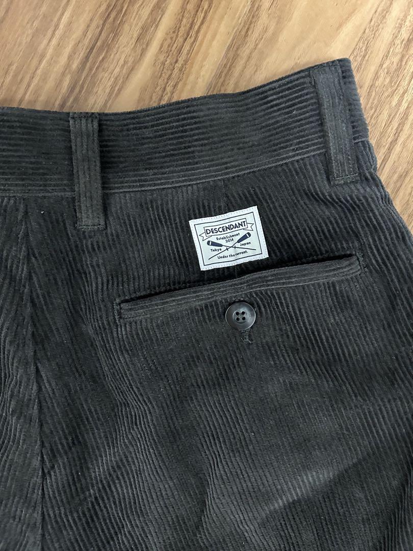 DESCENDANT/DC-6 GDT CORDUROY TROUSERS (NAVY)