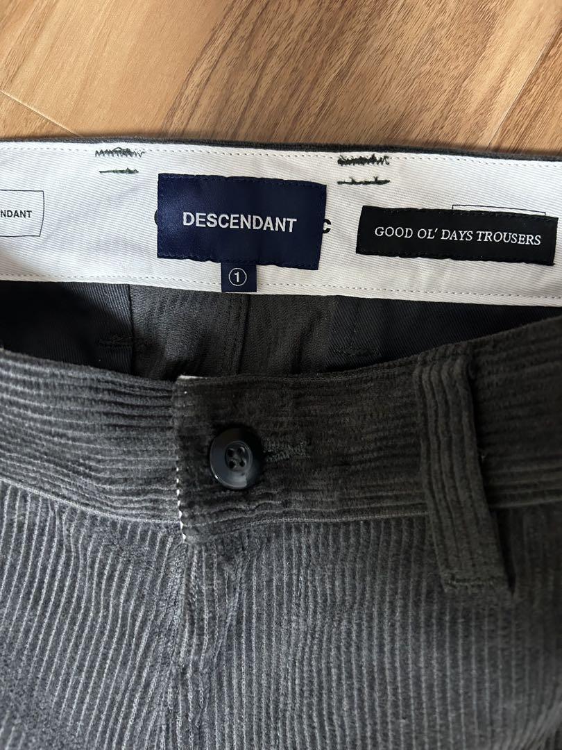 DESCENDANT/DC-6 GDT CORDUROY TROUSERS (NAVY)