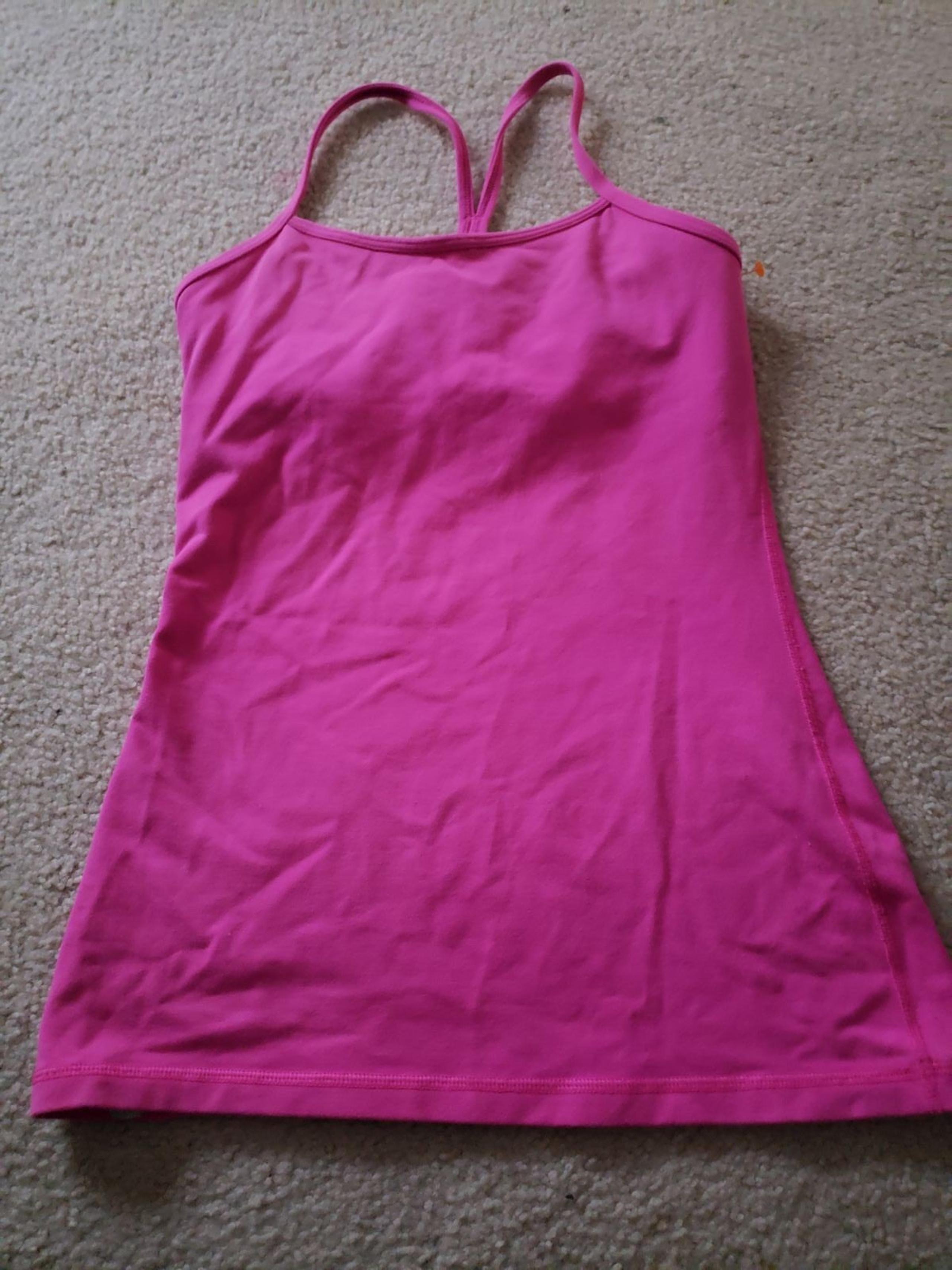 Lululemon Hot Pink Athletic Tank top