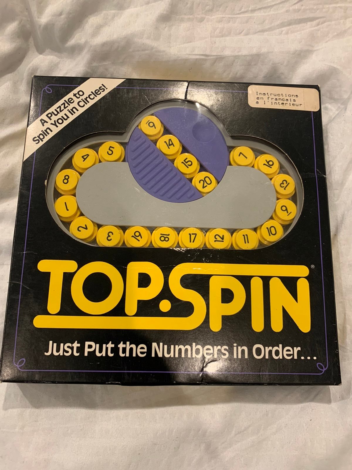 Top spin circa 1989 puzzle game