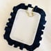 Rosette Photo Card Deco Case ItaBag Otakatsu B8 Size Navy Dark Blue White Otome