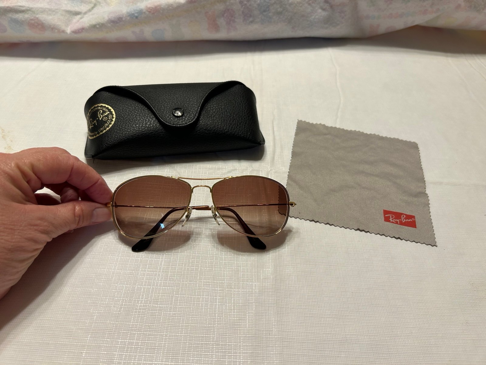 Ray-Ban™ Cockpit RB3362 001 56 - Arista Sunglasses