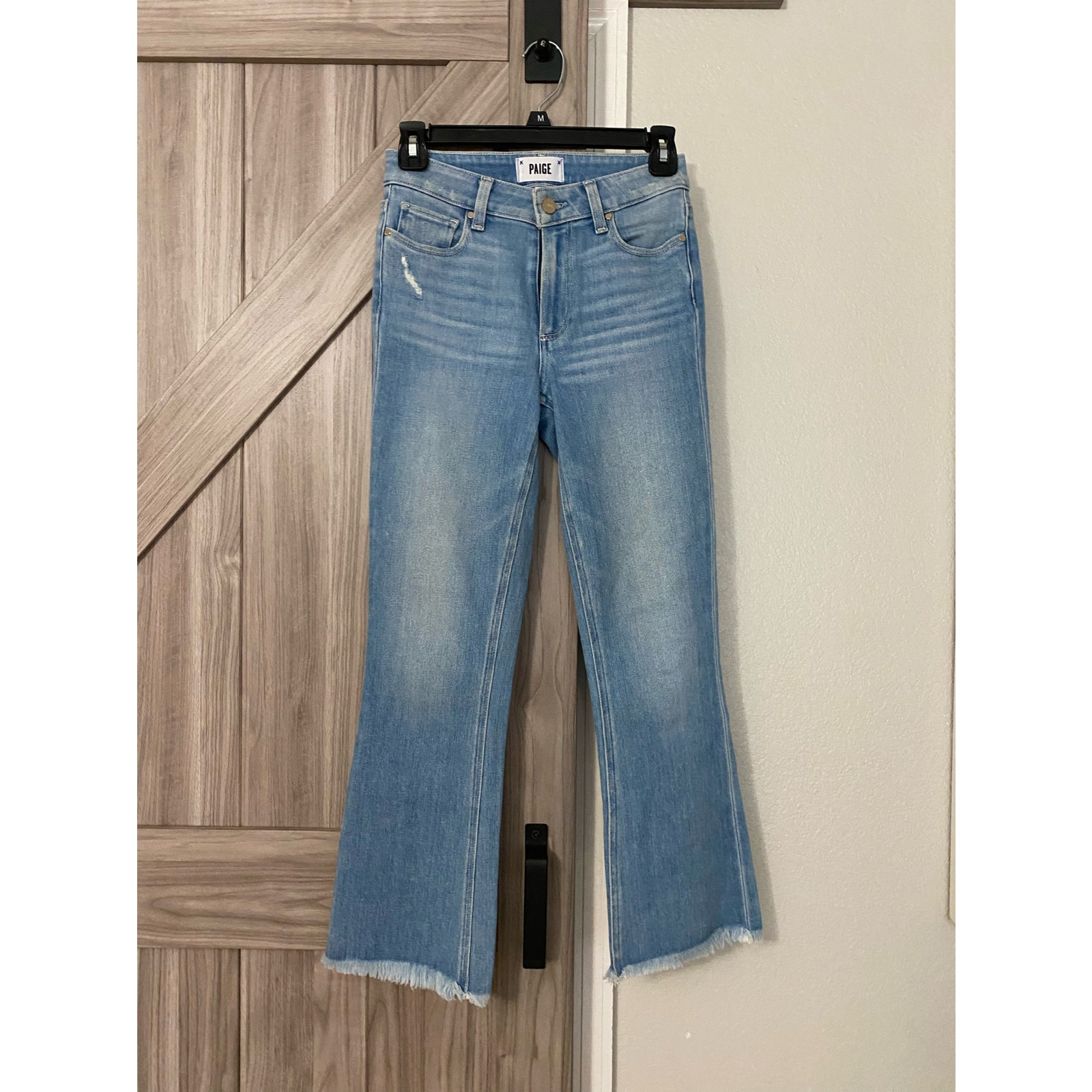 NWOT Paige Colette crop flare jeans size 24