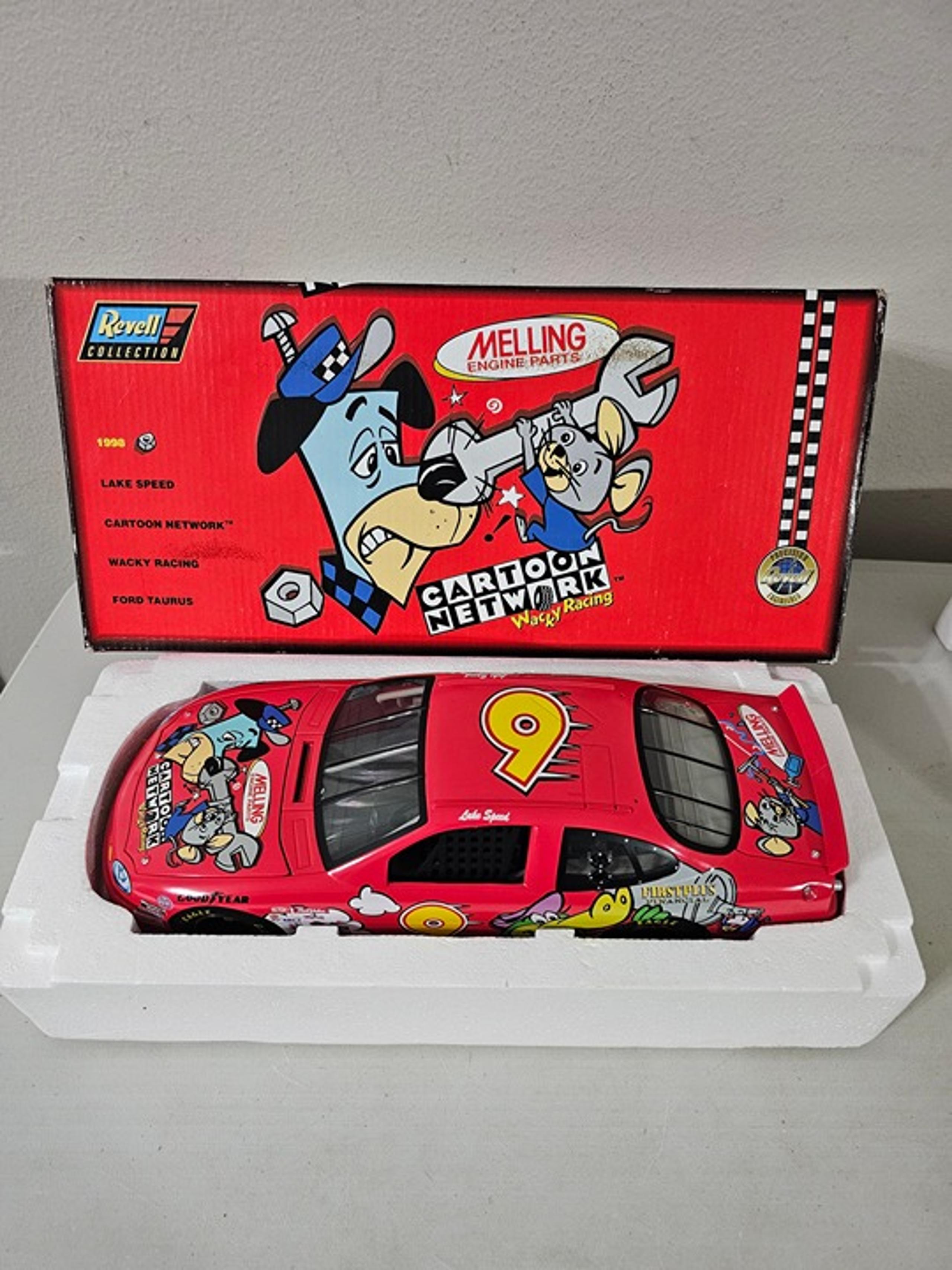 LAKE SPEED #9 CARTOON NETWORK WACKY RACING 1998 TAURUS 1:18 REVELL - 1 OF 3,624