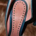 Vintage Louis Vuitton blue Patent Leather Heel 38