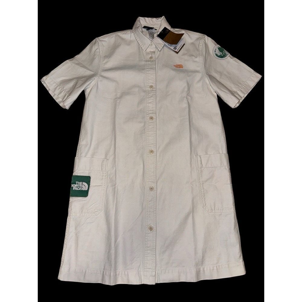 The North Face Dress Women's Large Valley Gardenia Shirt Button Simple New