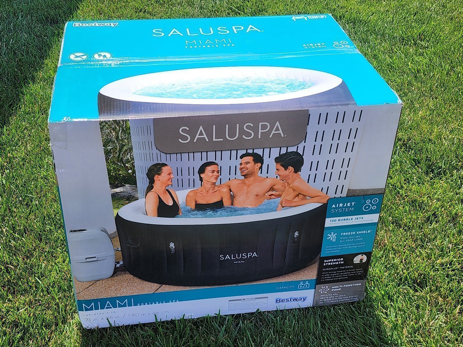 Bestway SaluSpa Miami REPLACEMENT AirJet Inflatable Hot Tub Liner Only!