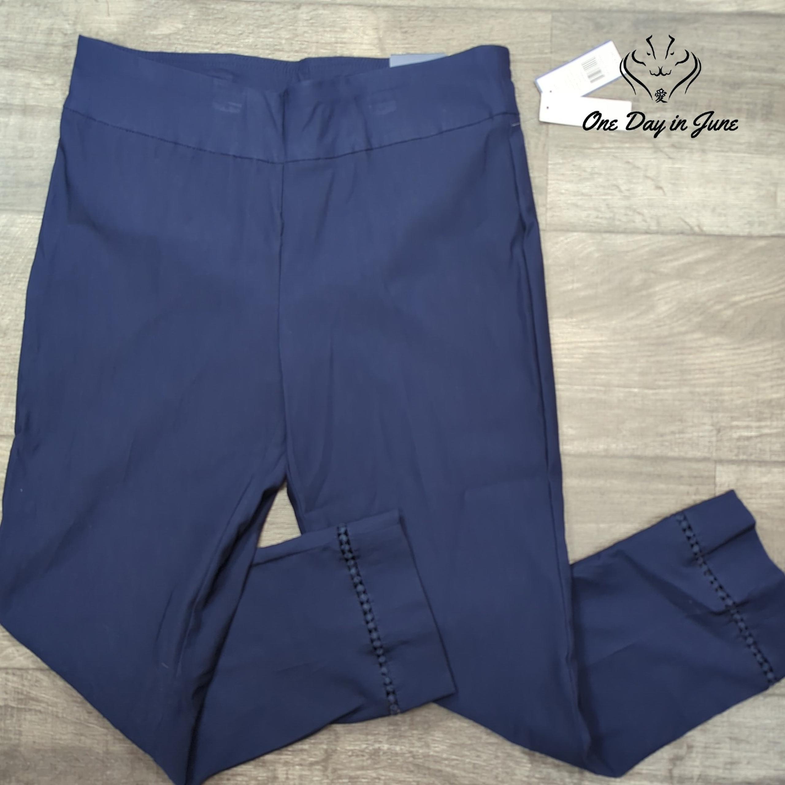 Crown & Ivy Petite Harbor Navy Cropped Pants Size 12P