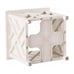 Planters Box - 14.75in Lattice Flower Box Plant Pot, Outdoor Patio Garden Decor
