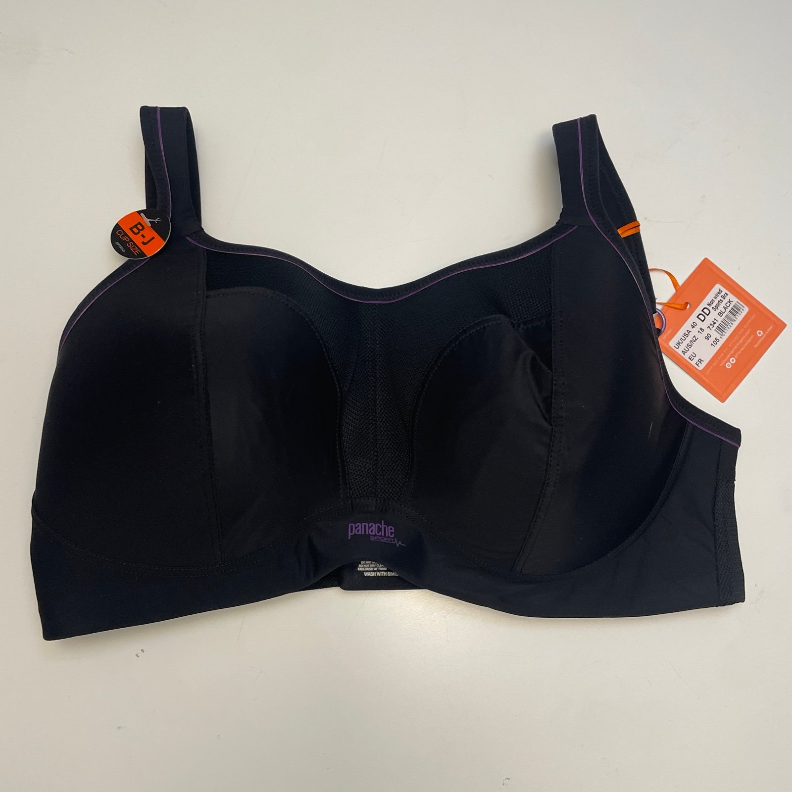Panache Black Sports Bra 40DD
