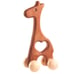 Handmade Wooden Giraffe push along