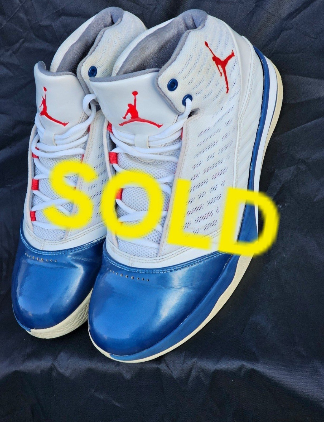 Jordan Melo B'Mo Men's Size 11 White Blue 580590-106 SOLD SOLD SOLD