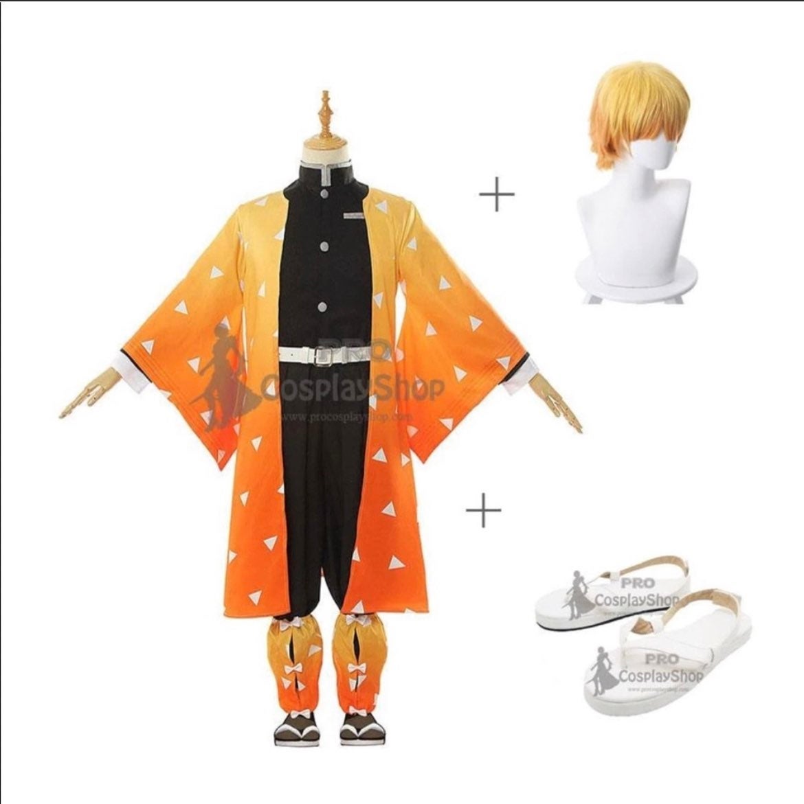Adult Zenitsu Cosplay Size Small