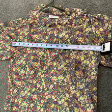 Doen floral silk blouse