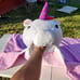 2019 Jojo Siwa Nickelodeon 3D Plush Unicorn Hooded Towel Blanket Throw
