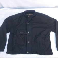 szLG HARLEY-DAVIDSON MOTORCYCLE REFLECTIVE WIND JACKET w/CORDUROY COLLAR IG 2003