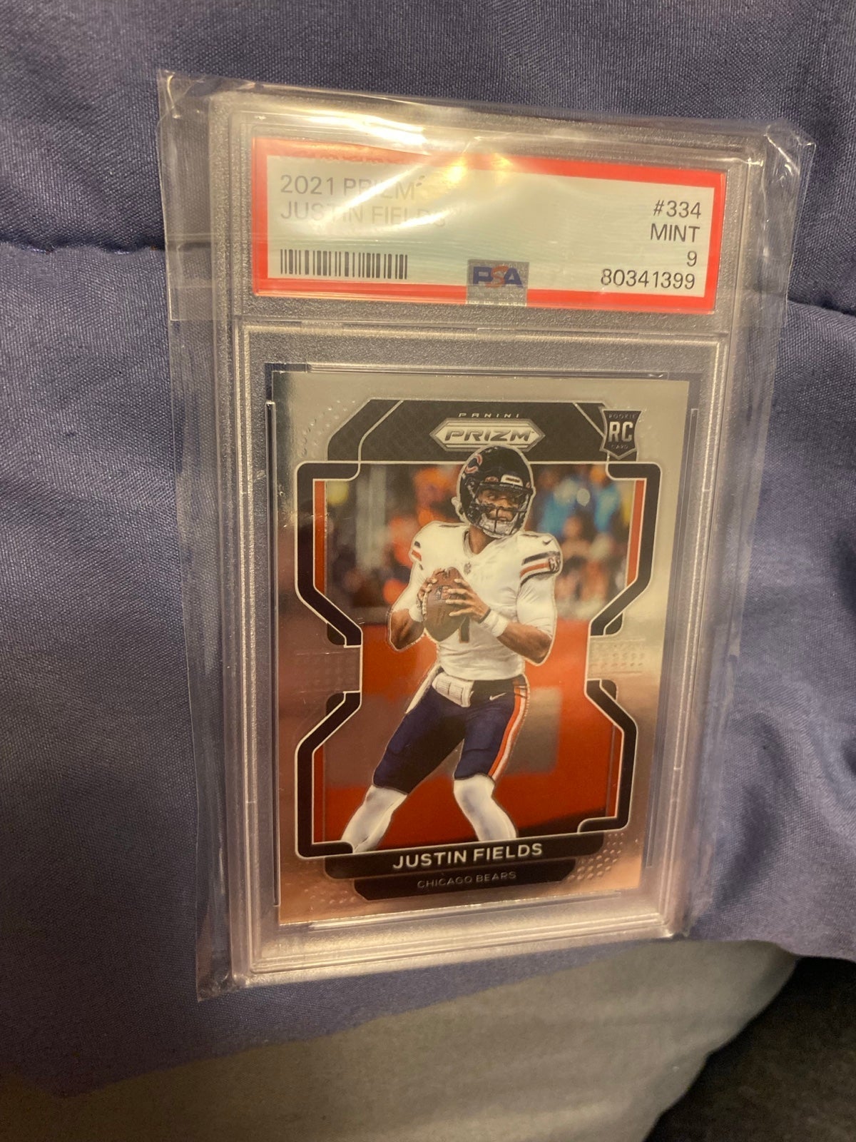 justin fields psa 9
