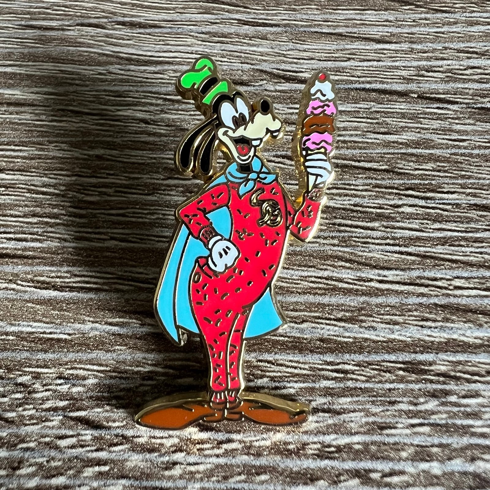 Disney DSSH Super Goofy Red Jumpsuit PTD Pin