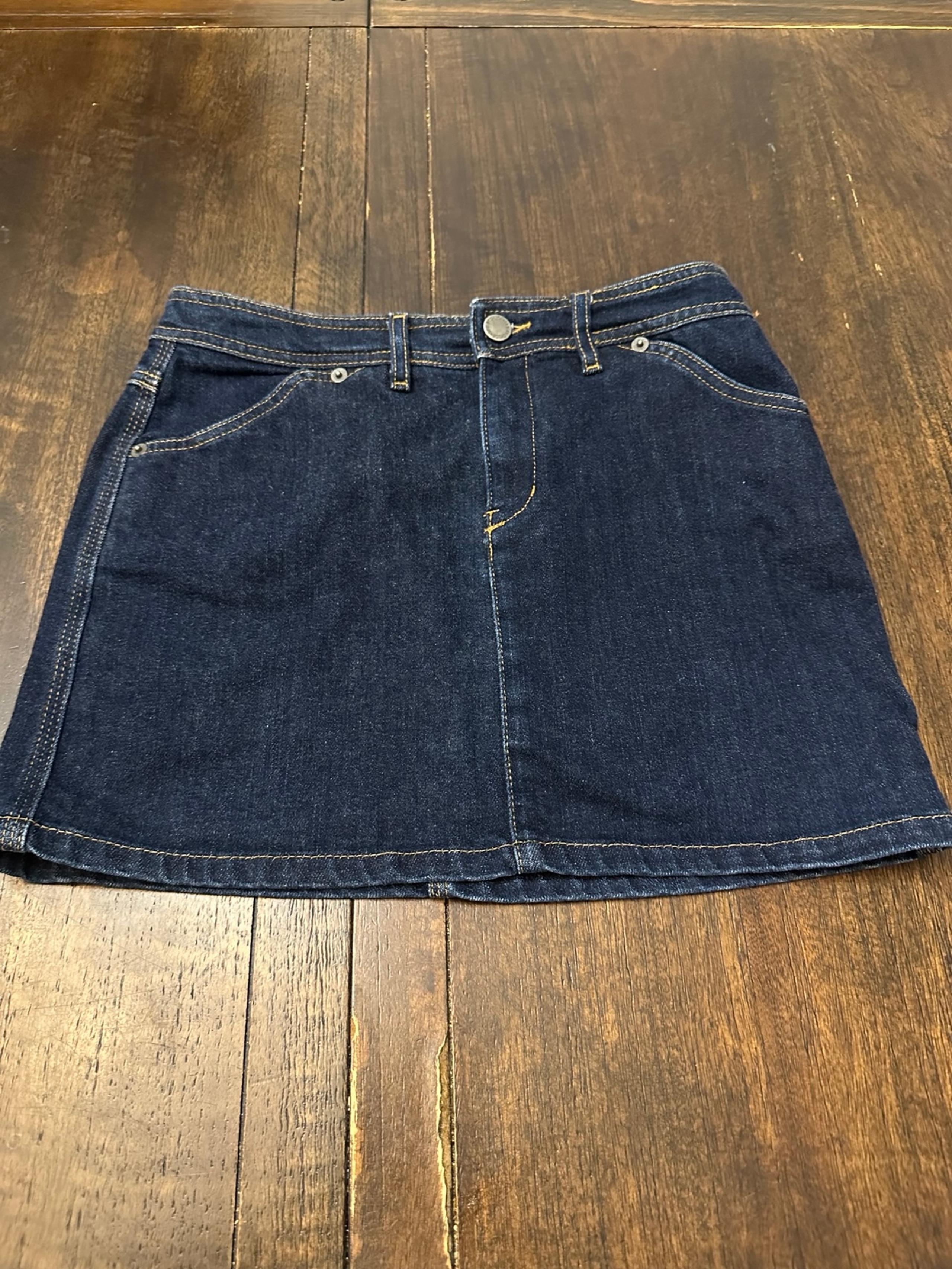 See by Chloe denim mini skirt