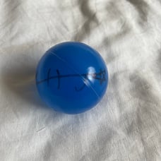 The boyz hyunjae signed ball