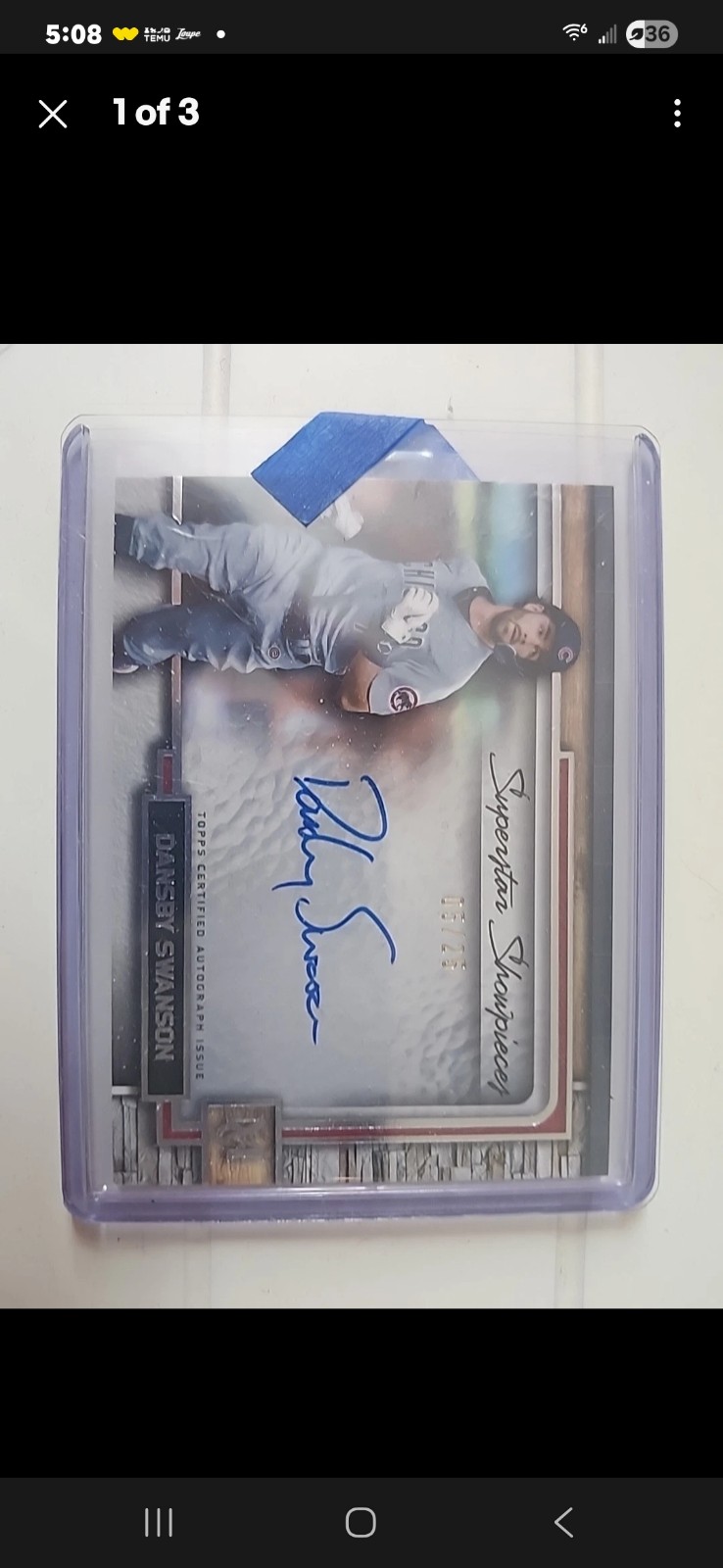 2023 Topps Museum Collection - Superstar Showpieces Dansby Swanson #SS-DS /25