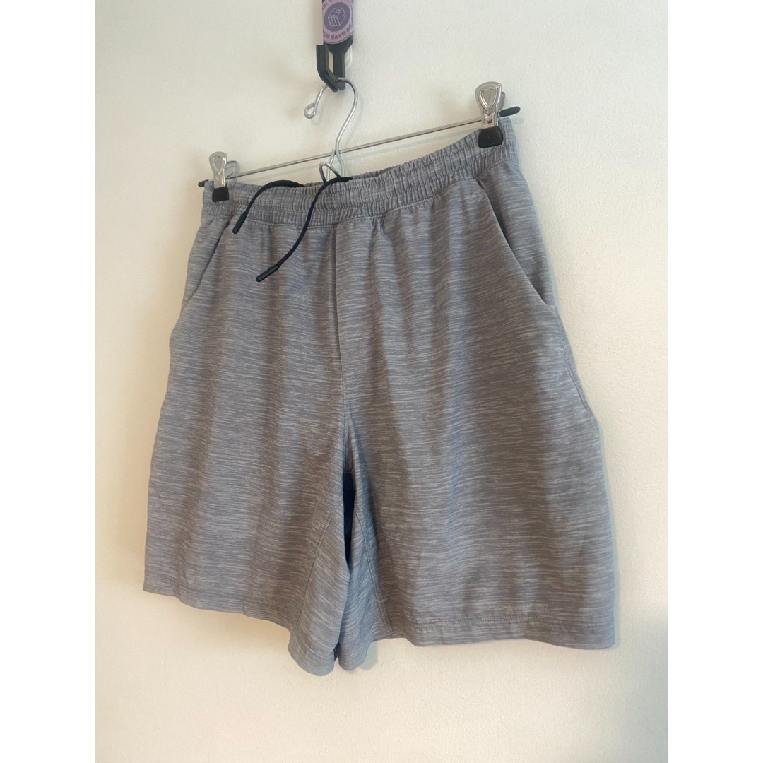 lululemon Men's Pace Breaker 7 inch Grey Heather LINED Size Small