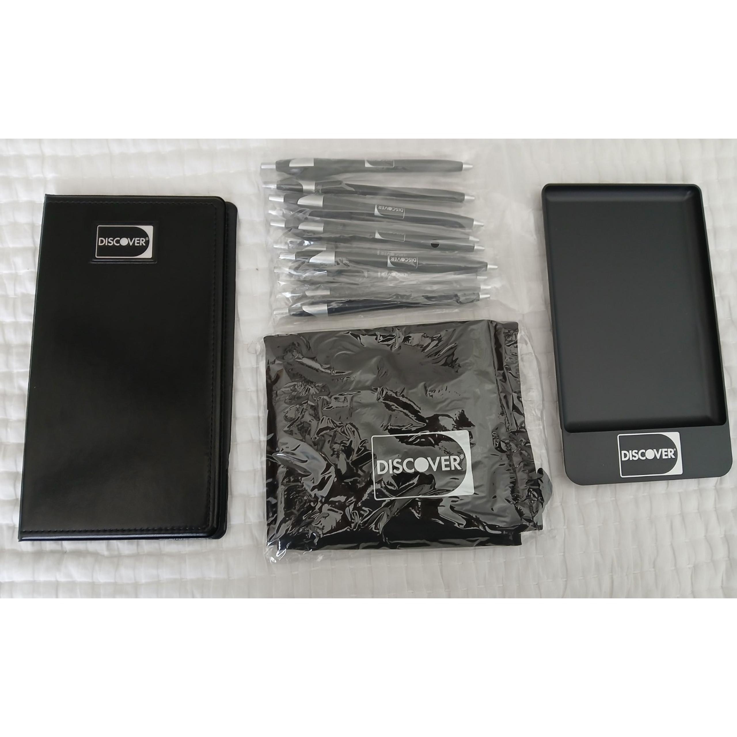 NEW RESTAURANT SERVER COMBO DISCOVER WAITSTAFF BOOK,TIP TRAY,APRON,PACK OF PENS