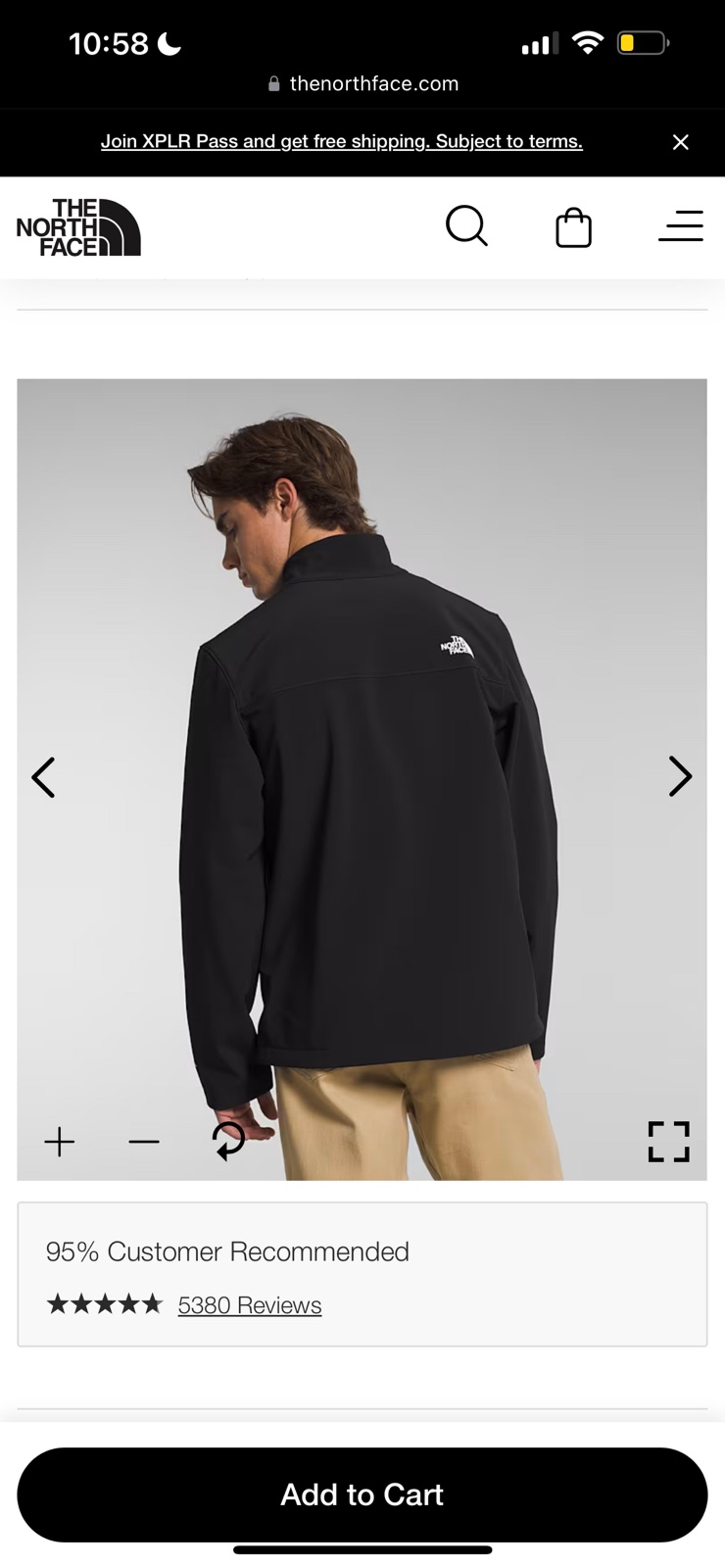 NWT Men’s Apex Bionic 3 Jacket XL - The North Face