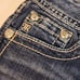 Miss me embellished bling shorts