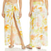 L*Space 2 Piece Pacifica Tunic & Mia Beach Cover-Up Leaf Print Women's Small NWT