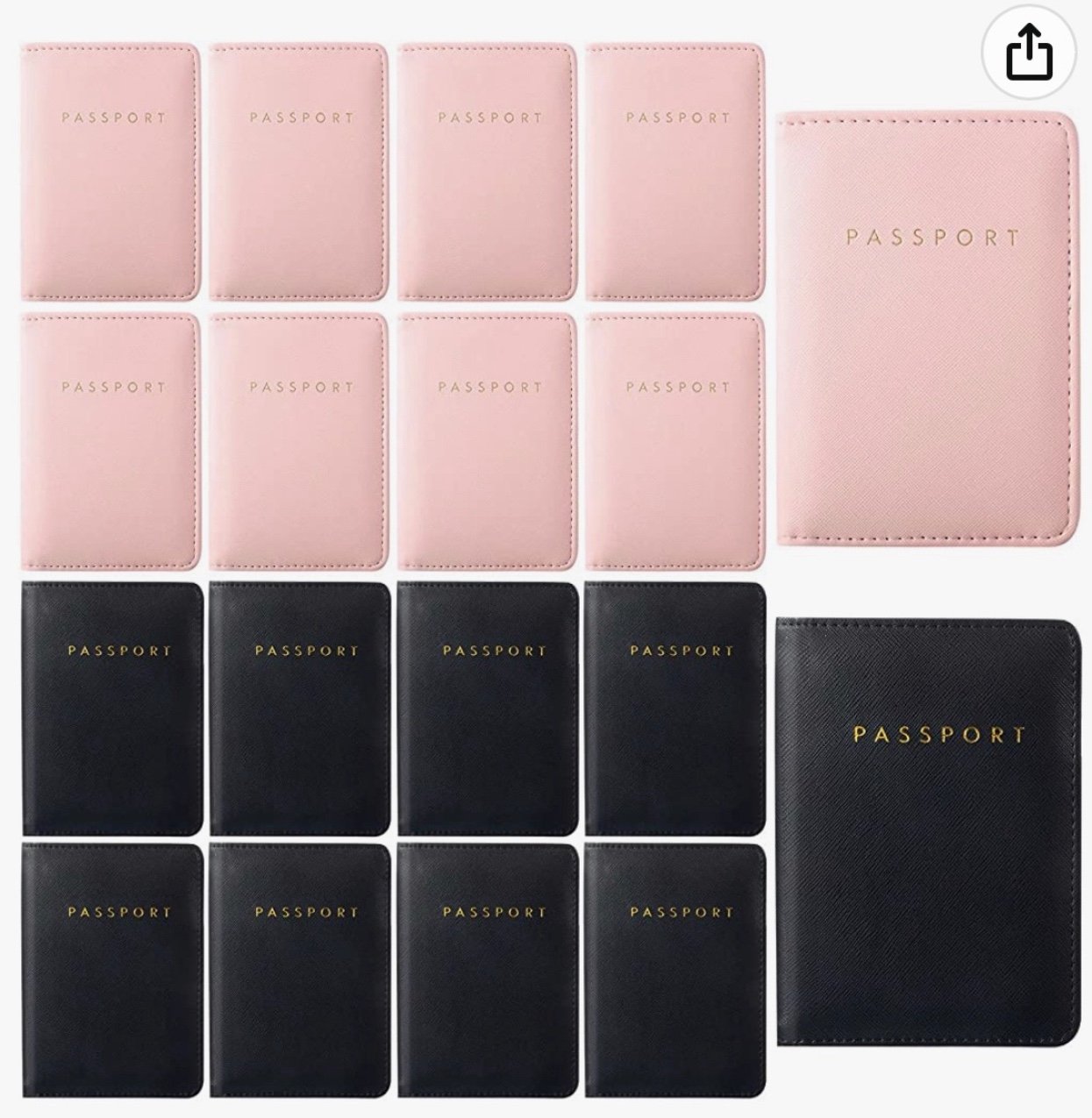 16 BULK passport covers