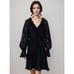 Kobi Halperin Dress Sz M Black Lace Overlay Witchy Whimsygoth Dark Fairy