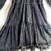 Kobi Halperin Dress Sz M Black Lace Overlay Witchy Whimsygoth Dark Fairy
