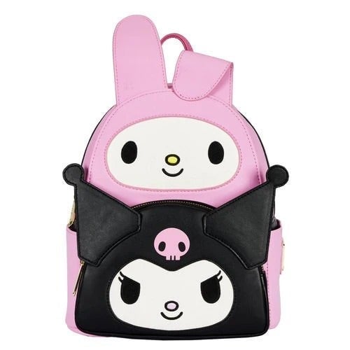 Loungefly Sanrio My Melody and Kuromi Double Pocket Mini Backpack