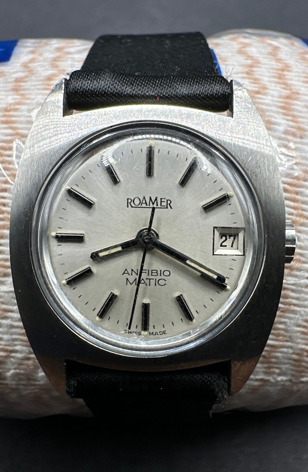 Vintage Roamer Anfibio Automatic Women's Watch Stainless Steel Swiss Made