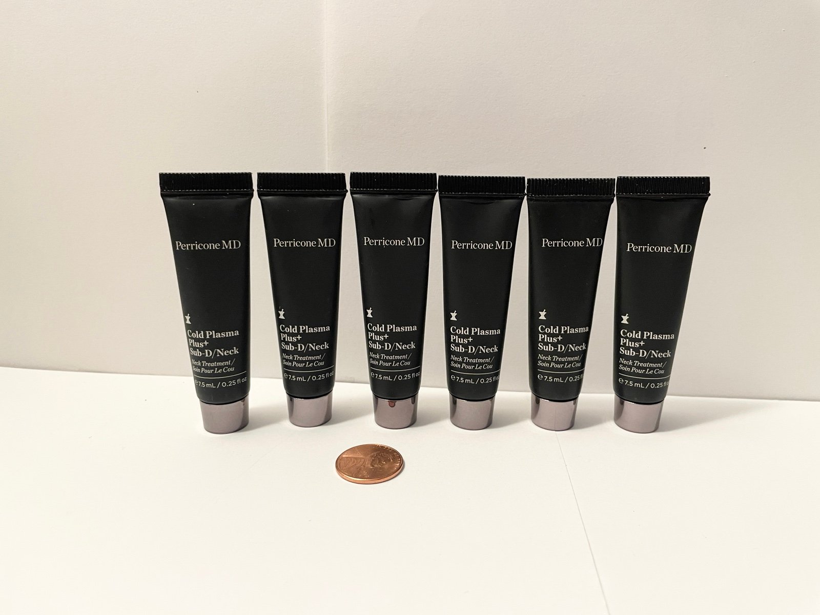 6 Perricone MD Cold Plasma Plus+ Sub D Neck 7.5ml 0.25oz Travel Mini