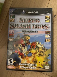 Nintendo Game Cube Super Smash Bros game